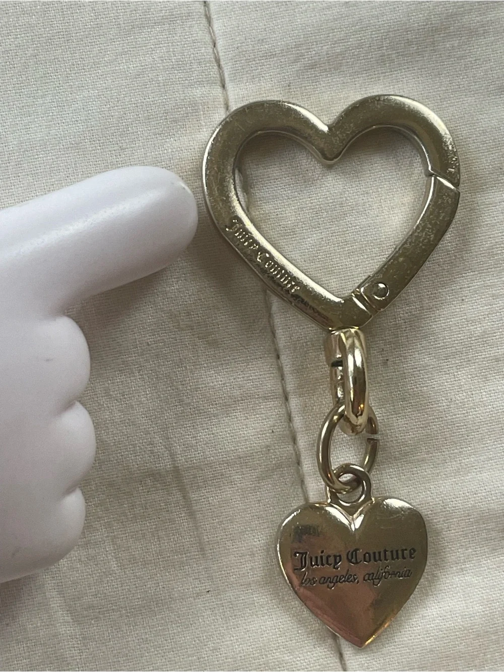 Juicy Couture Gold Tone Bag Charm
